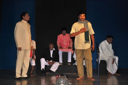 'Mamo Mohanjadaaro' Telugu Drama by Rasaranjani and Kuchipudi Dance by kum. K.L. Praharshita image22
